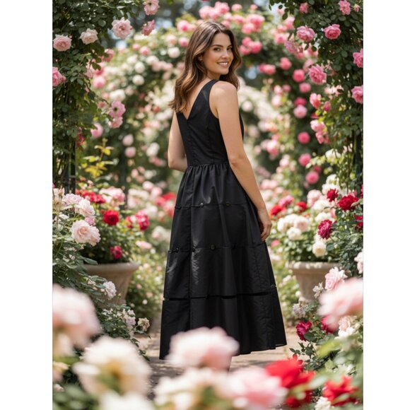 Runway Marc Jacobs Silk Midi Length Dress Size: S  US 4 New - Picture 3 of 12